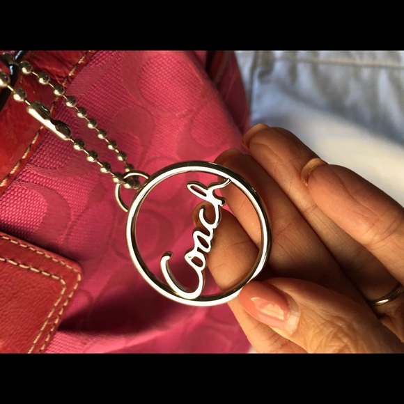 AUTHENTIC Coach Pink Handbag Purse